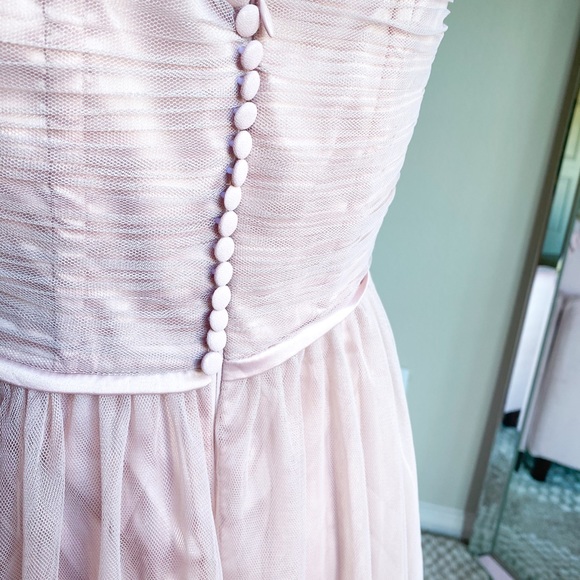 Lulu's Strapless Pink Gown - Picture 3 of 6